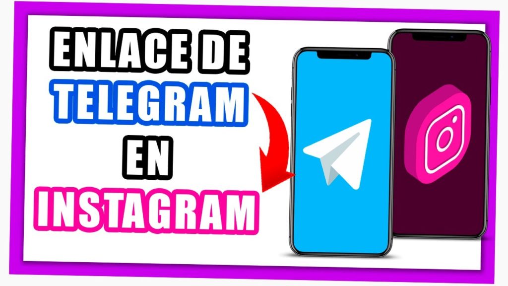 Como PONER ENLACE de TELEGRAM en INSTAGRAM