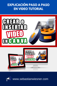 como crear e insertar video en canva